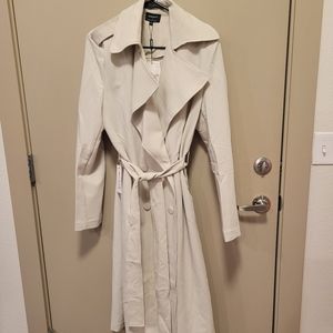 Beige Bardot Trench xl, New with tags